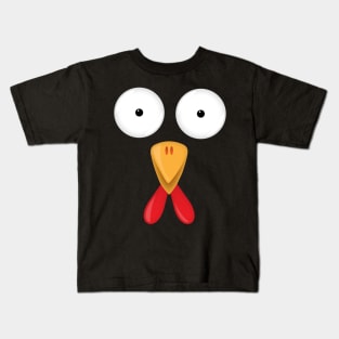 Chicken Face Halloween Costume Kids T-Shirt